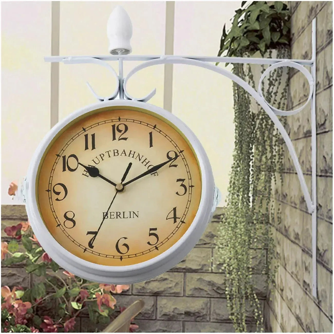 Horloge Double Face - Gare Vintage-Passion Steampunk