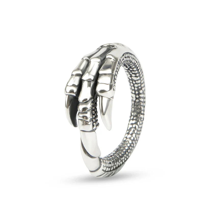 Bague Serre d' Aigle Argent - Steampunk Style-Passion Steampunk