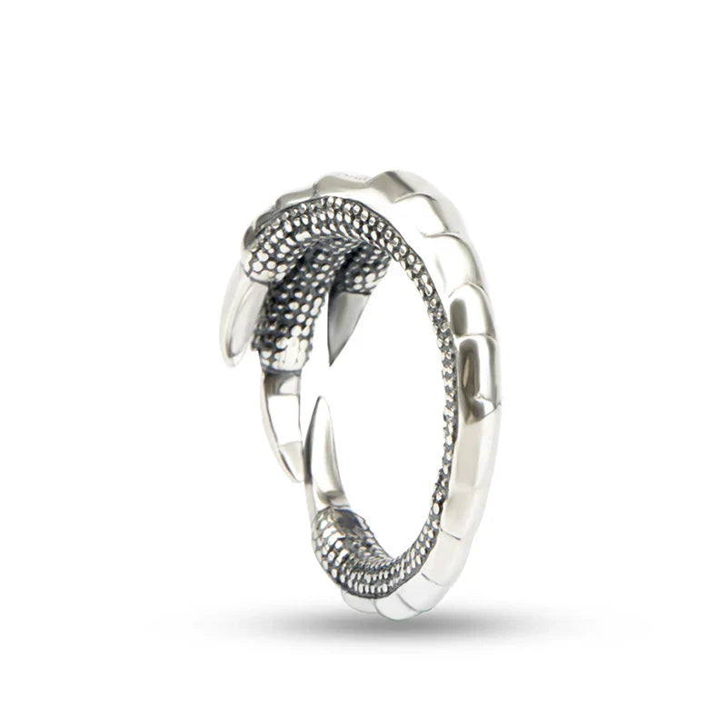 Bague Serre d' Aigle Argent - Steampunk Style-Passion Steampunk