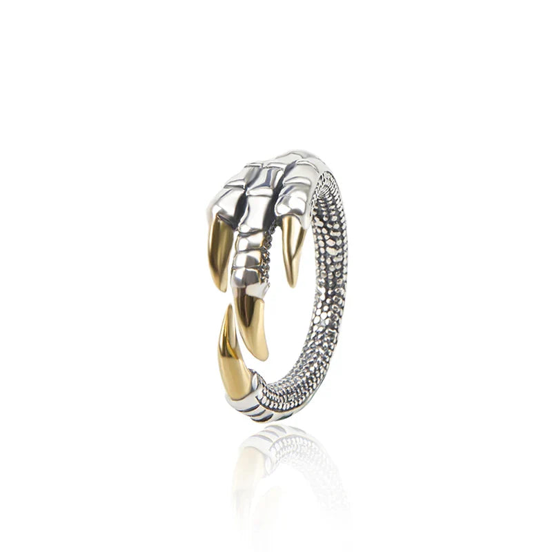 Bague Serre d' Aigle Argent - Steampunk Style-Passion Steampunk