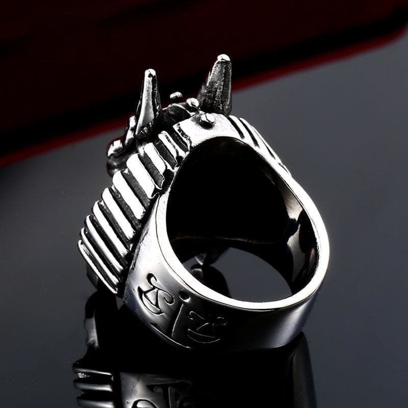 Bague Anubis - Mystères du Dieu Chacal-Passion Steampunk