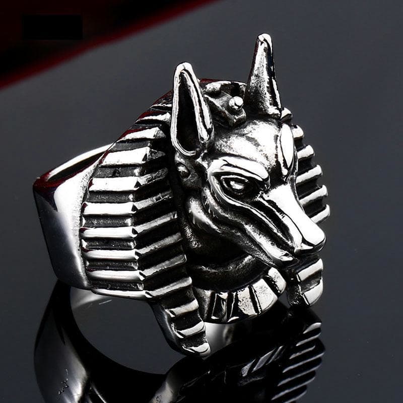 Bague Anubis - Mystères du Dieu Chacal-Passion Steampunk