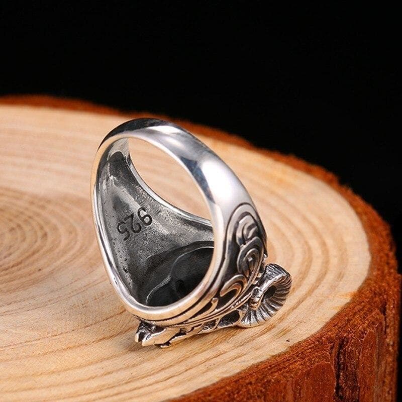 Bague Baphomet Skull-Passion Steampunk