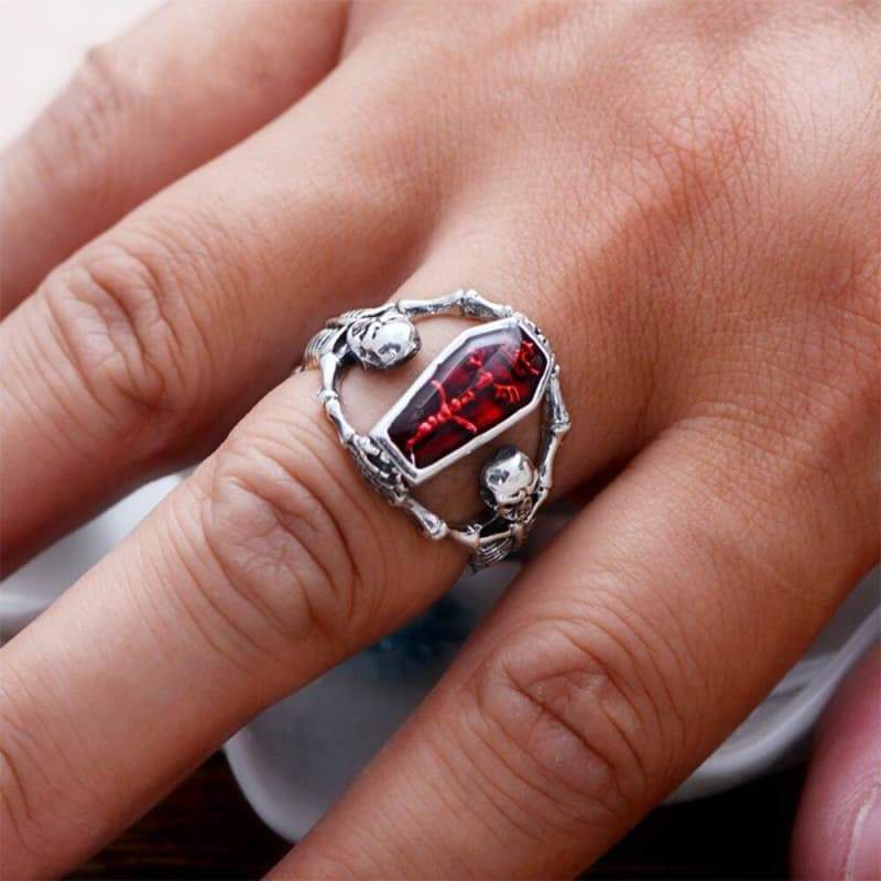 Bague Cercueil - Gothique Punk-Passion Steampunk