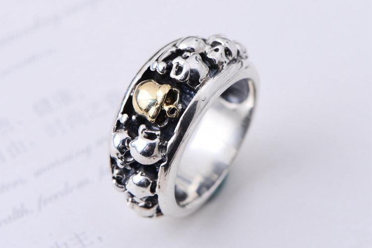 Bague Argent Gothique - Sépulcre-Passion Steampunk