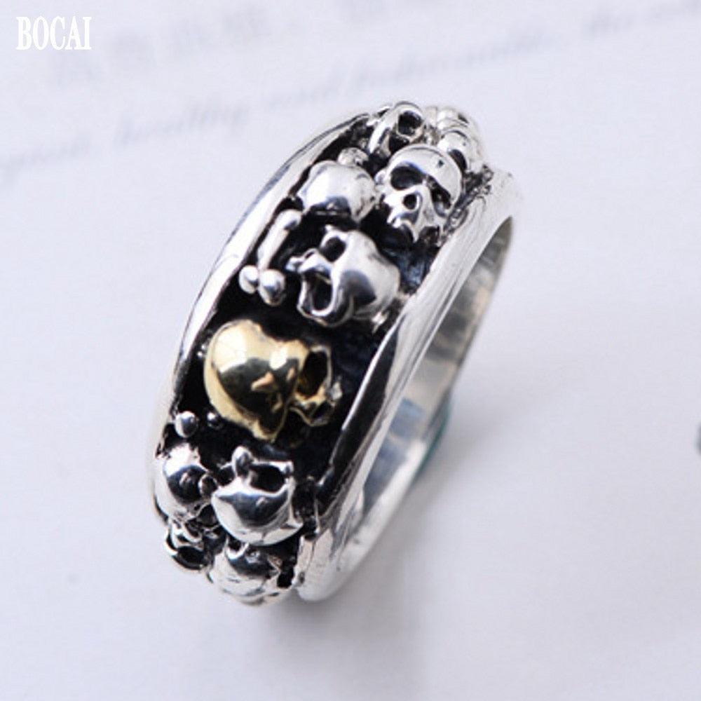 Bague Argent Gothique - Sépulcre-Passion Steampunk