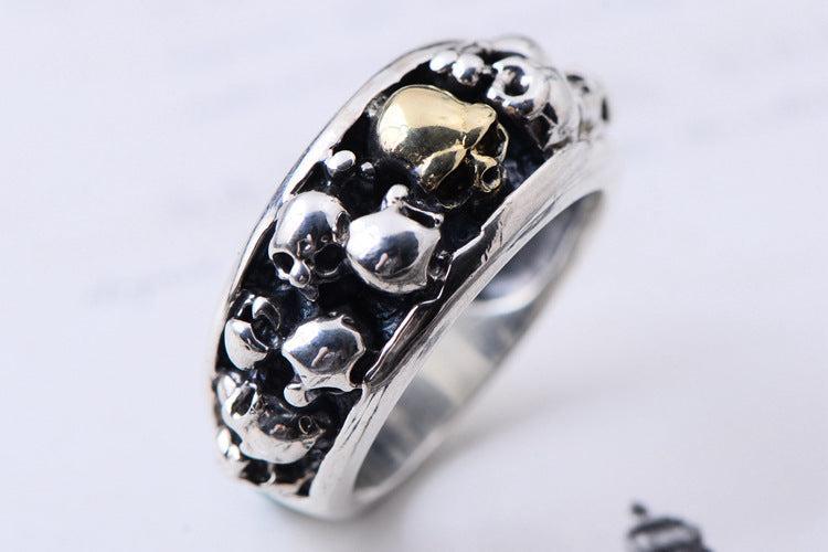 Bague Argent Gothique - Sépulcre-Passion Steampunk