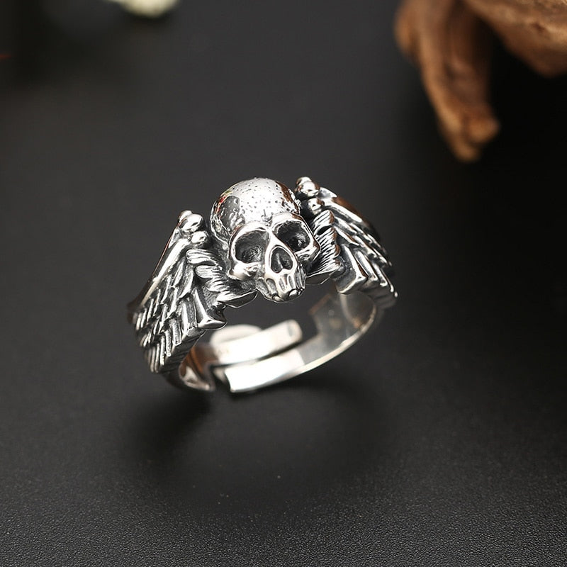 Bague Biker Homme - Hell Rider-Passion Steampunk
