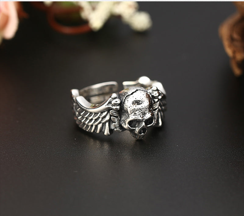 Bague Biker Homme - Hell Rider-Passion Steampunk