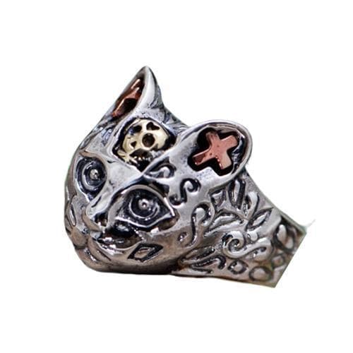 Bague Chat Argent - Steampunk Style-Passion Steampunk