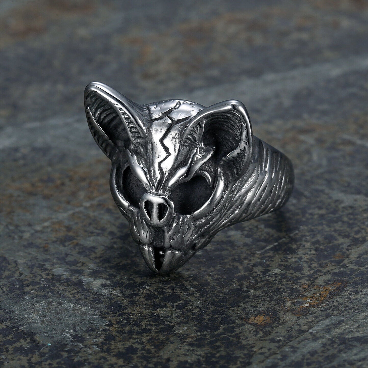 Bague Chauve Souris Gothique-Passion Steampunk