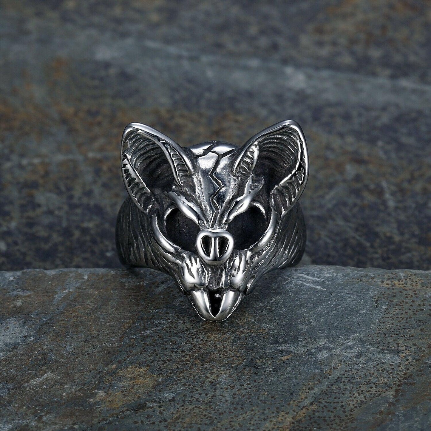 Bague Chauve Souris Gothique-Passion Steampunk