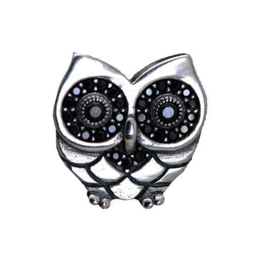Bague Chouette Aveugle en Argent-Passion Steampunk