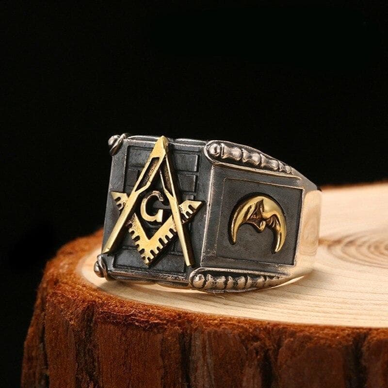 Bague Franc Maçon - Loge Secrète-Passion Steampunk