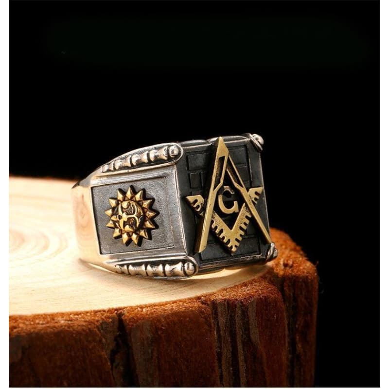 Bague Franc Maçon - Loge Secrète-Passion Steampunk