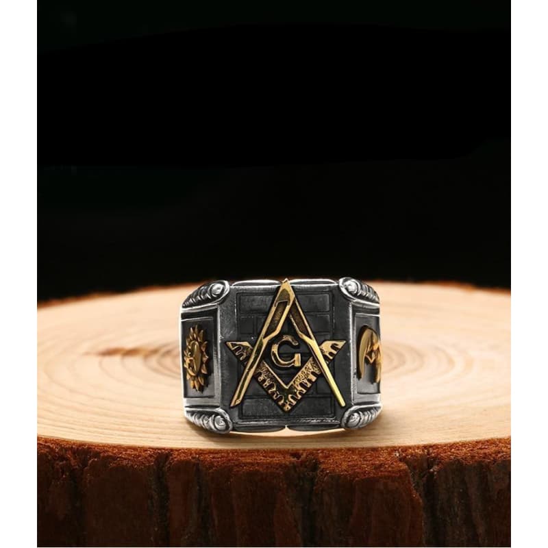 Bague Franc Maçon - Loge Secrète-Passion Steampunk