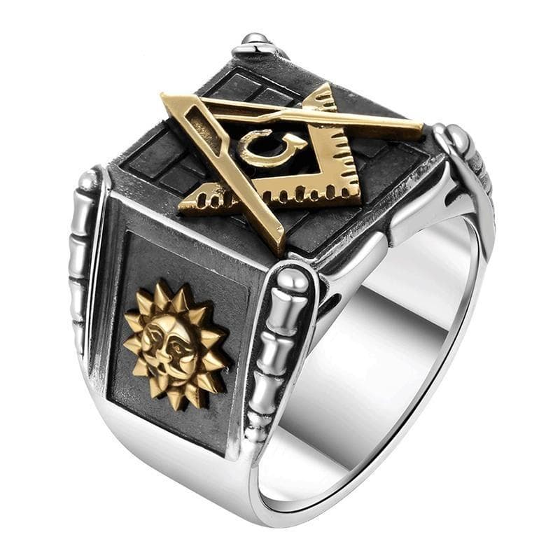 Bague Franc Maçon - Loge Secrète-Passion Steampunk