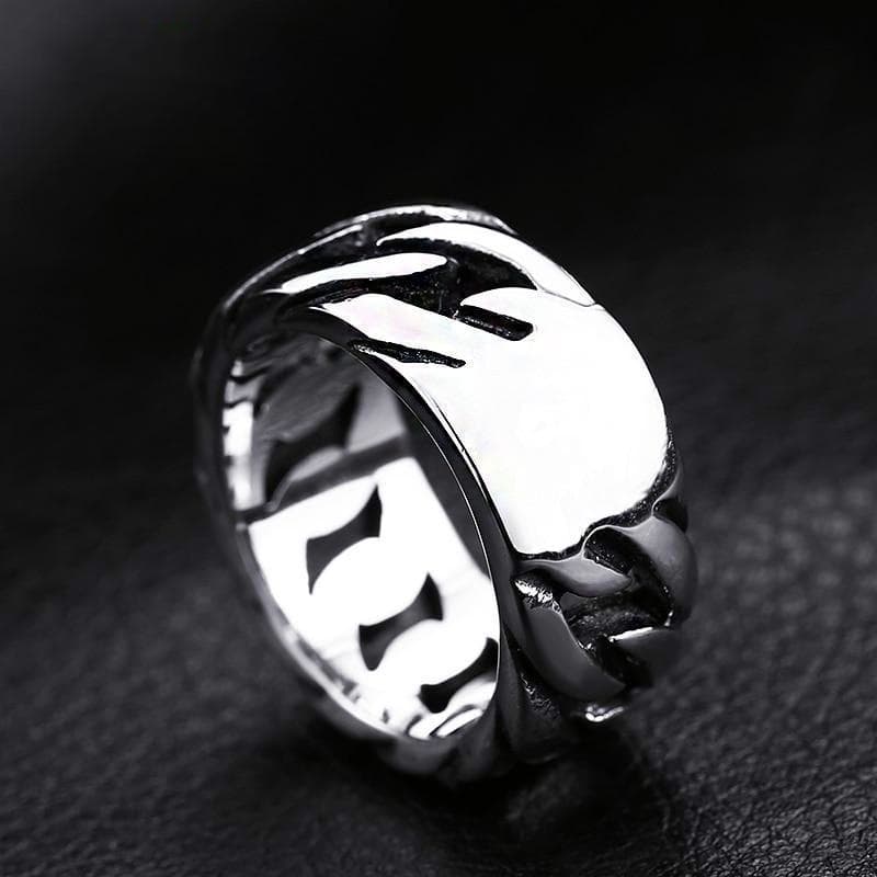Bague Gothique Homme - Cercle Obscur-Passion Steampunk