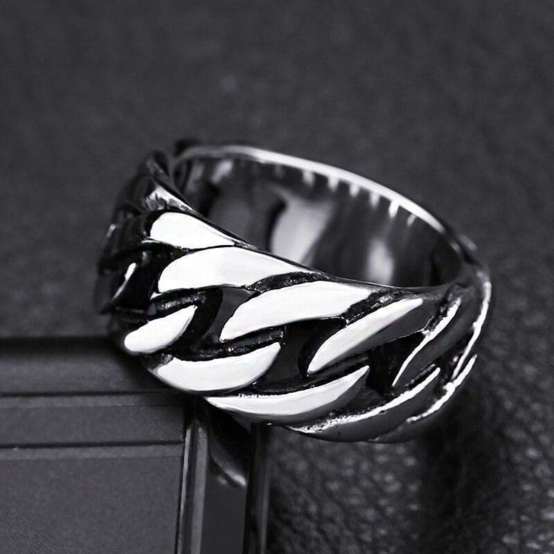 Bague Gothique Homme - Cercle Obscur-Passion Steampunk