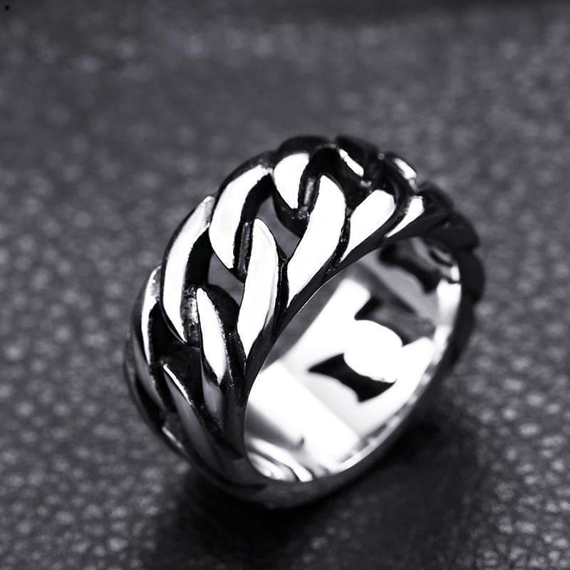 Bague Gothique Homme - Cercle Obscur-Passion Steampunk