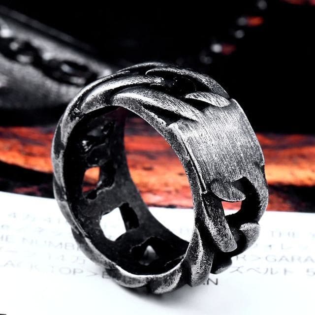 Bague Gothique Homme - Cercle Obscur-Passion Steampunk