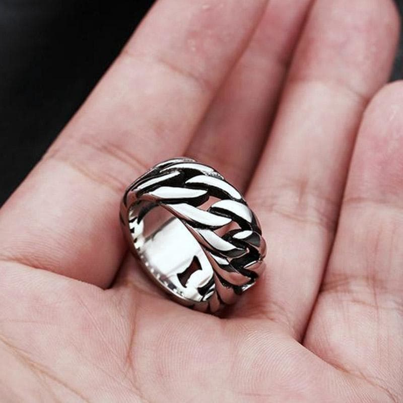 Bague Gothique Homme - Cercle Obscur-Passion Steampunk