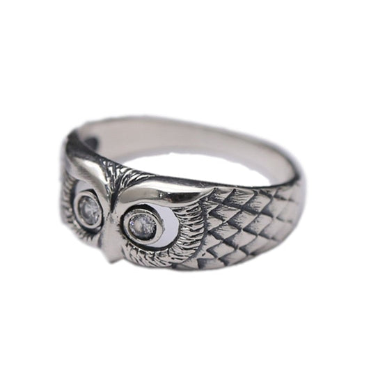 Bague Hibou Argent - Steampunk Style-Passion Steampunk