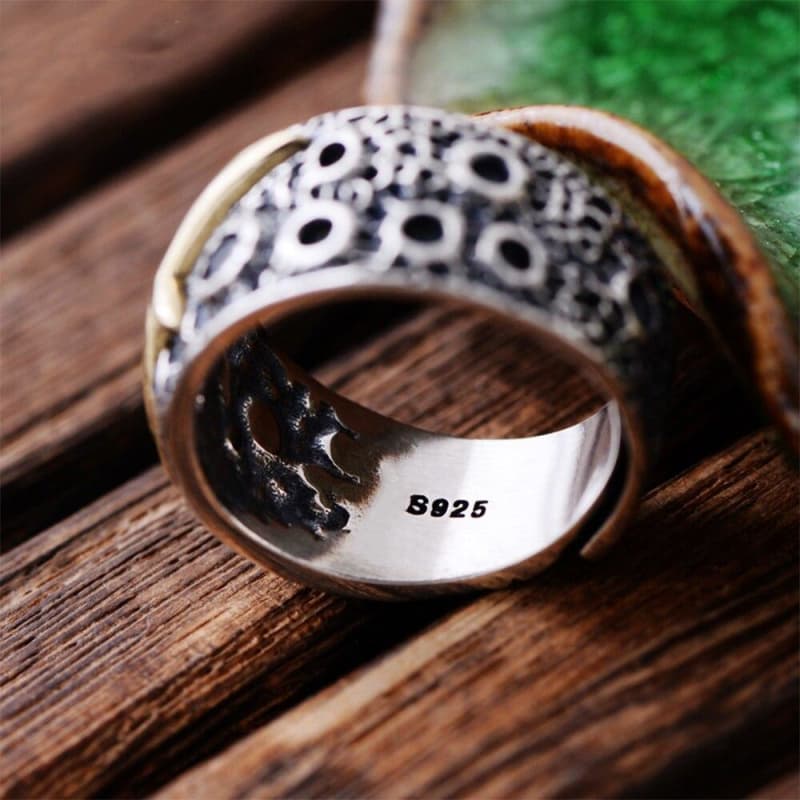 Bague Homme Saphir - Ciel étoilé-Passion Steampunk