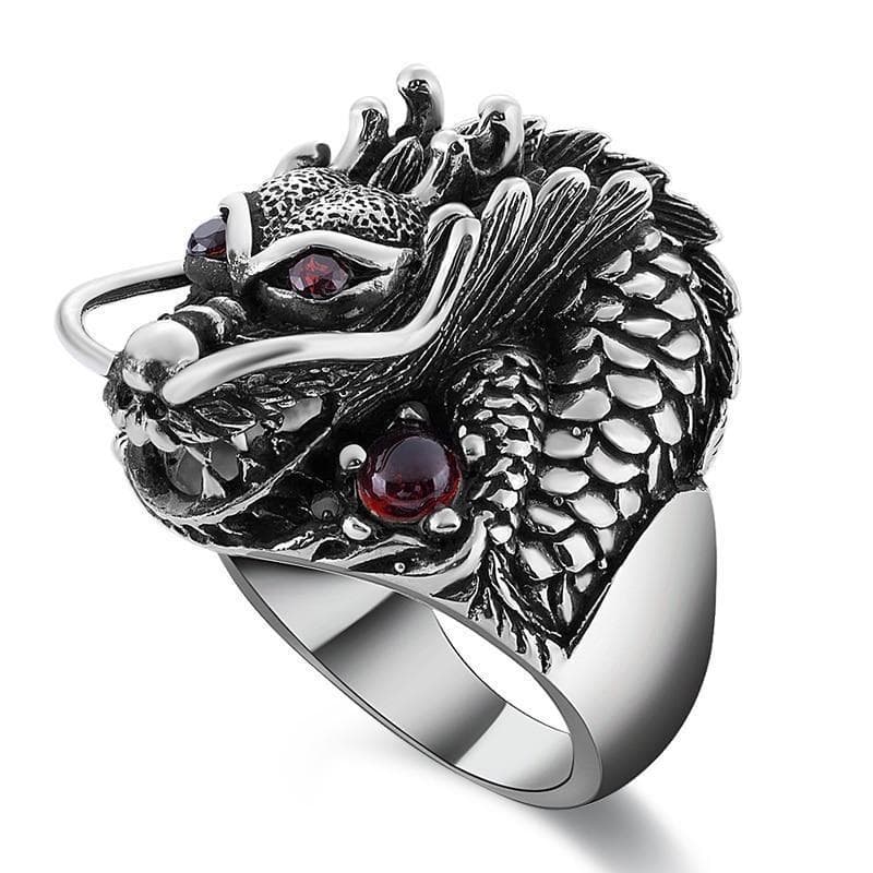 Bague Dragon Argent - Chinese Style-Passion Steampunk
