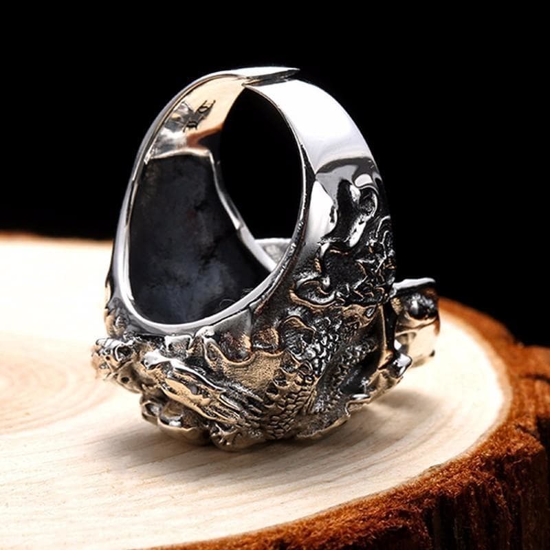 Bague Argent Gothique - Roi Liche-Passion Steampunk