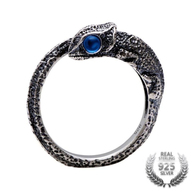 Bague Steampunk - Lézard Enroulé-Passion Steampunk