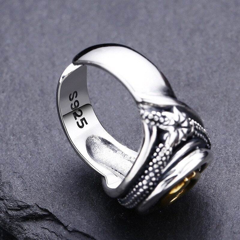 Bague Oeil Argent - Unique-Passion Steampunk