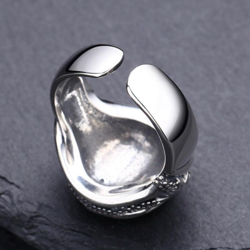 Bague Oeil Argent - Unique-Passion Steampunk