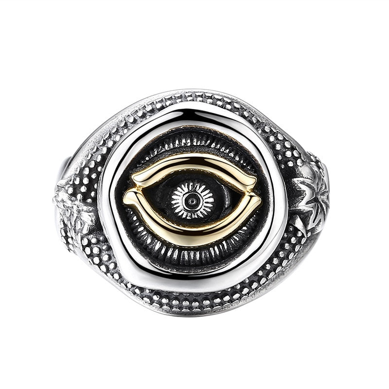 Bague Oeil Argent - Unique-Passion Steampunk