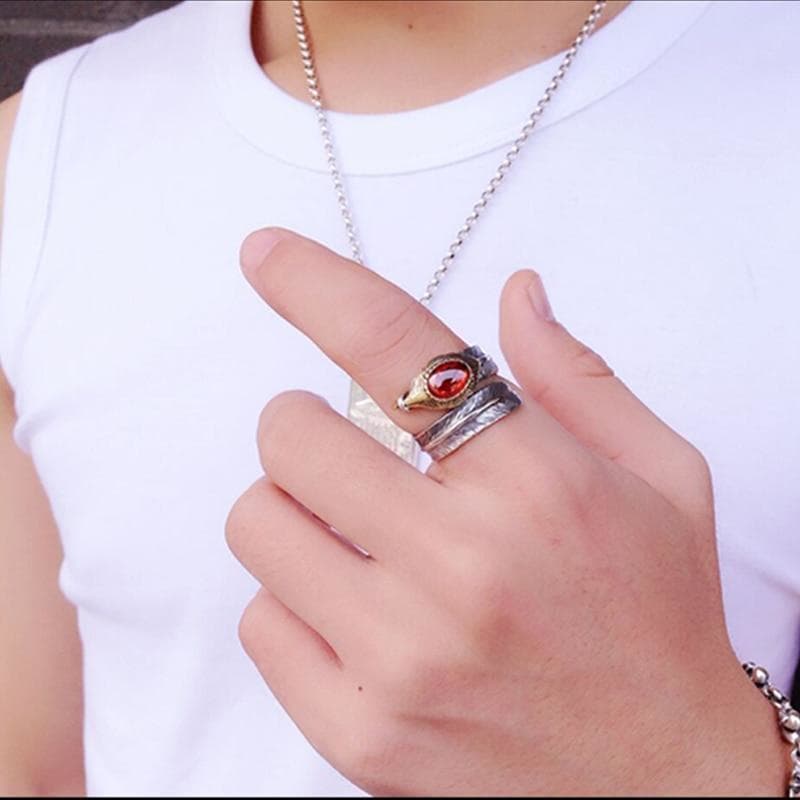 Bague Steampunk <br> Plume Enroulée-Passion Steampunk
