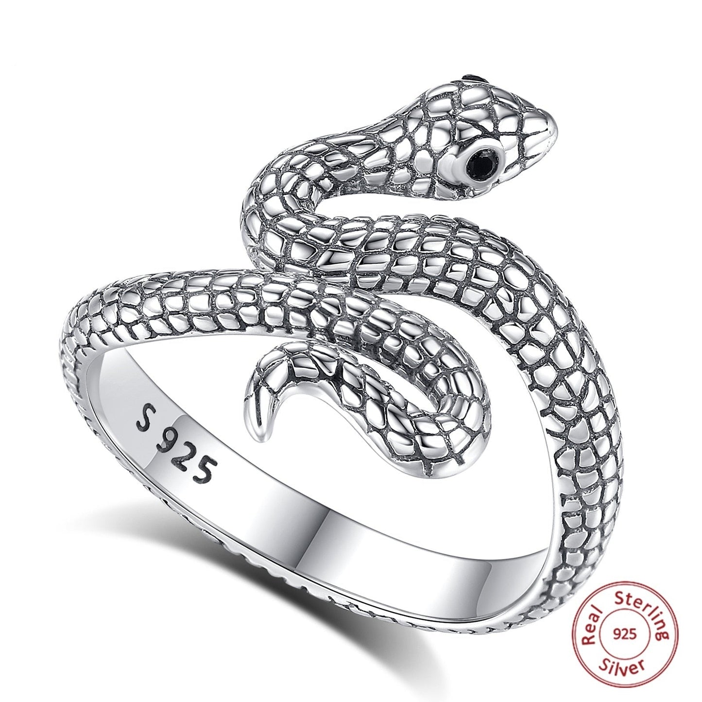 Bague Serpent Argent Homme - Puissance et Mystère-Passion Steampunk