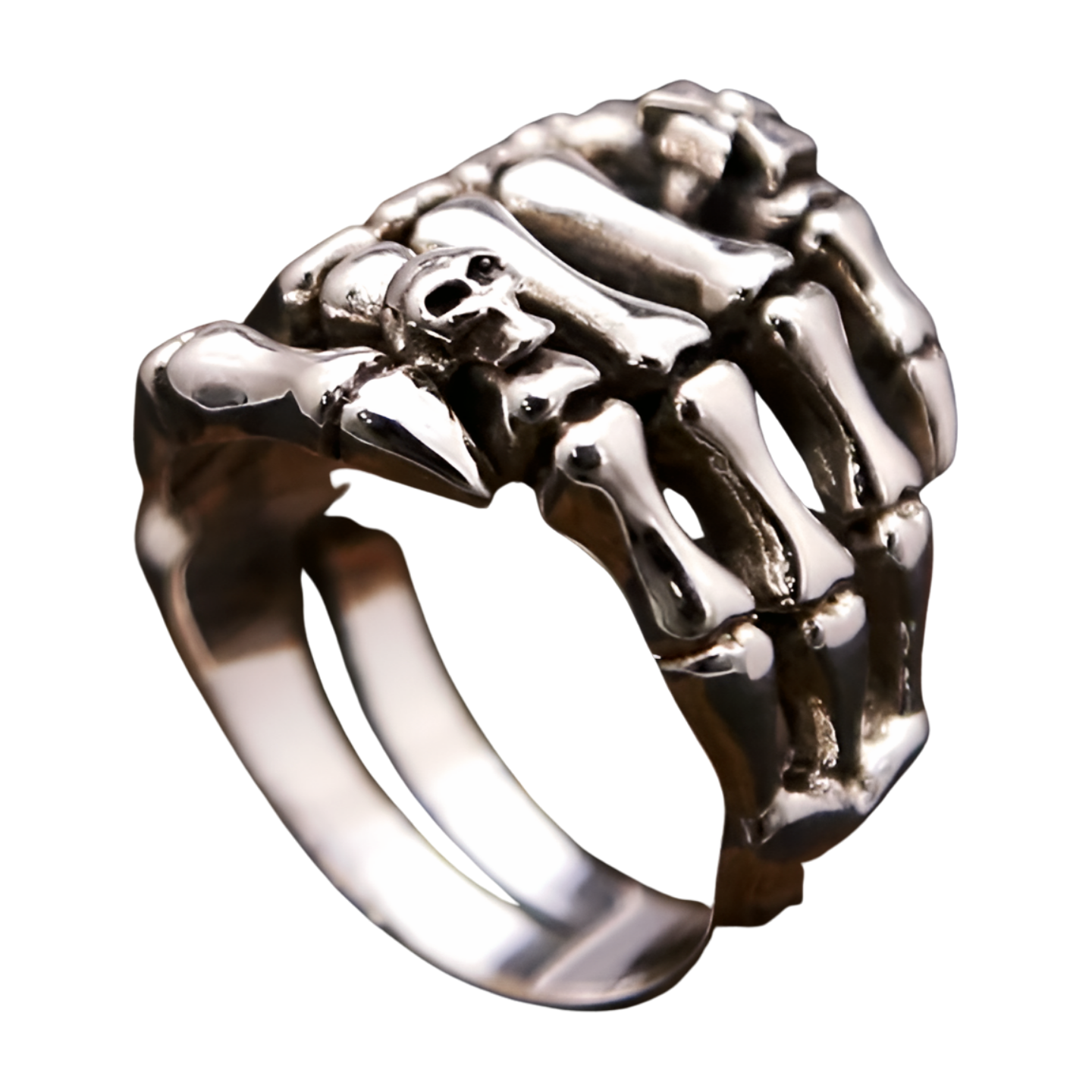 Bague Main Squelette - Outre Tombe