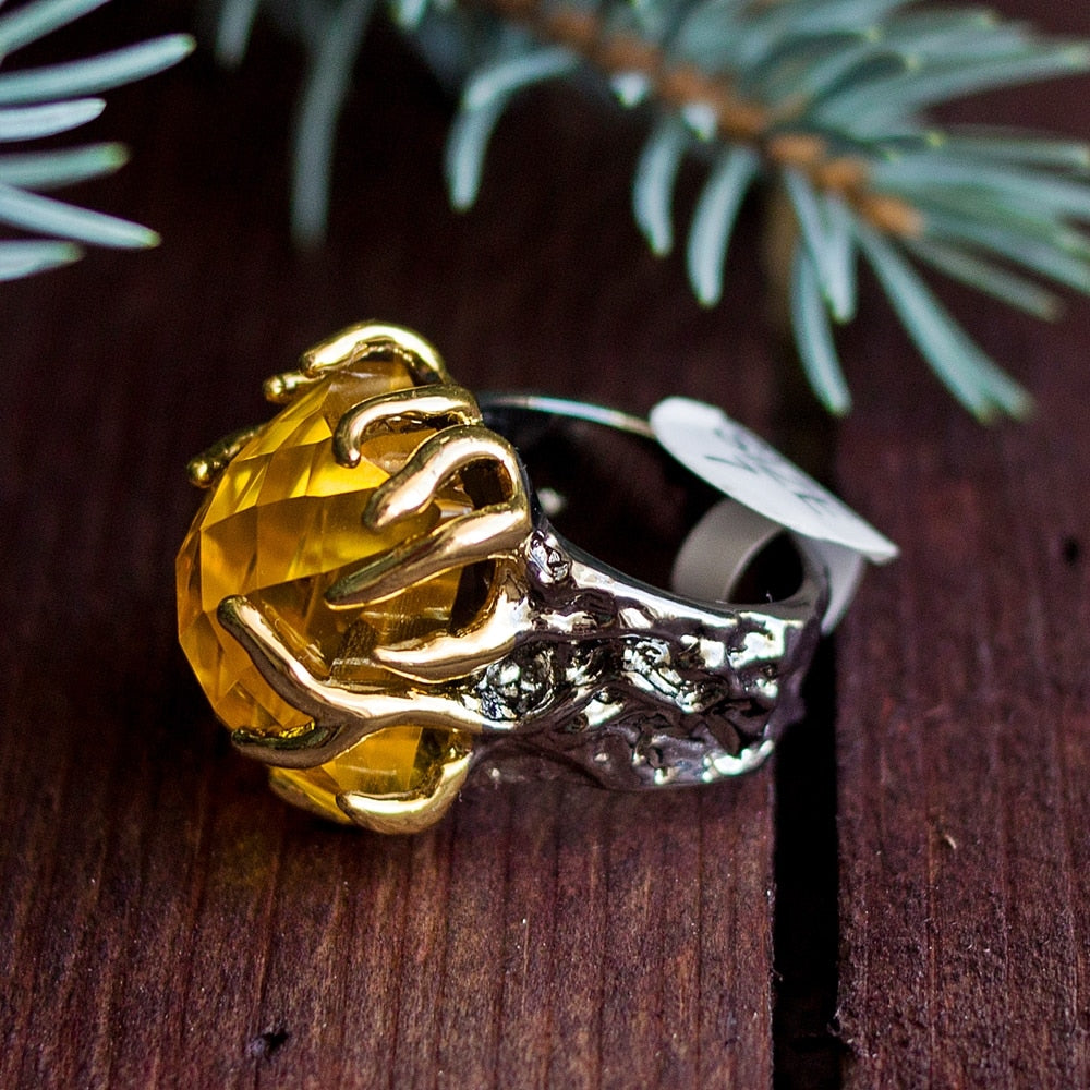 Bague Strass - Fantaisie Autrichienne-Passion Steampunk
