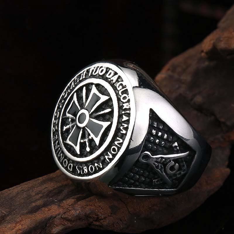 Bague Templier - Ordre Sacré-Passion Steampunk
