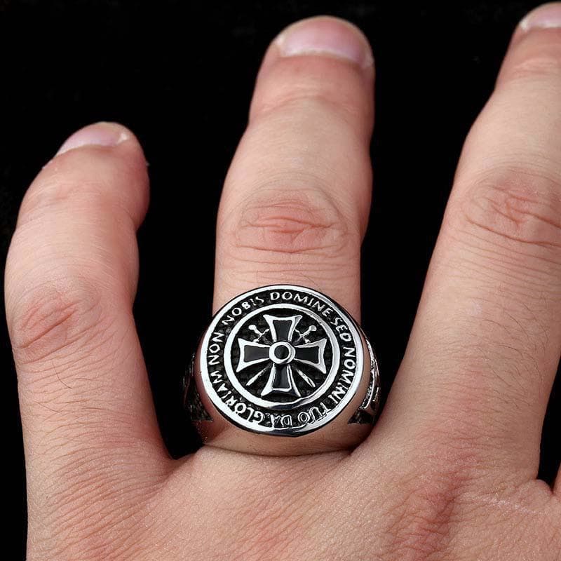 Bague Templier - Ordre Sacré-Passion Steampunk