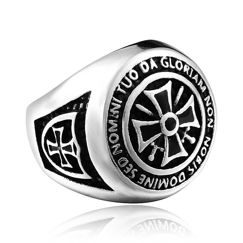 Bague Templier - Ordre Sacré-Passion Steampunk