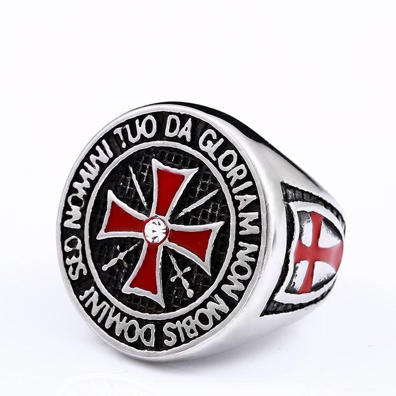 Bague Templier - Ordre Sacré-Passion Steampunk
