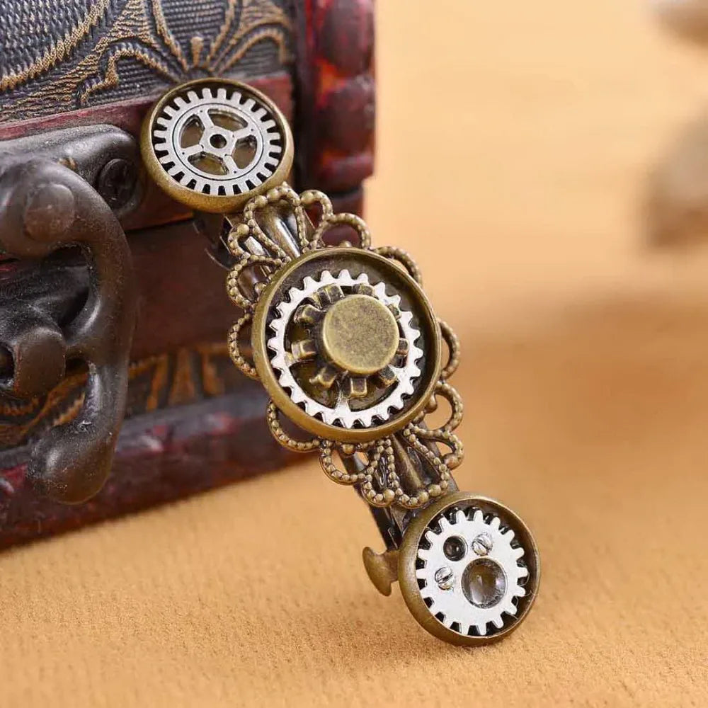 Barettte Cheveux Steampunk-Passion Steampunk