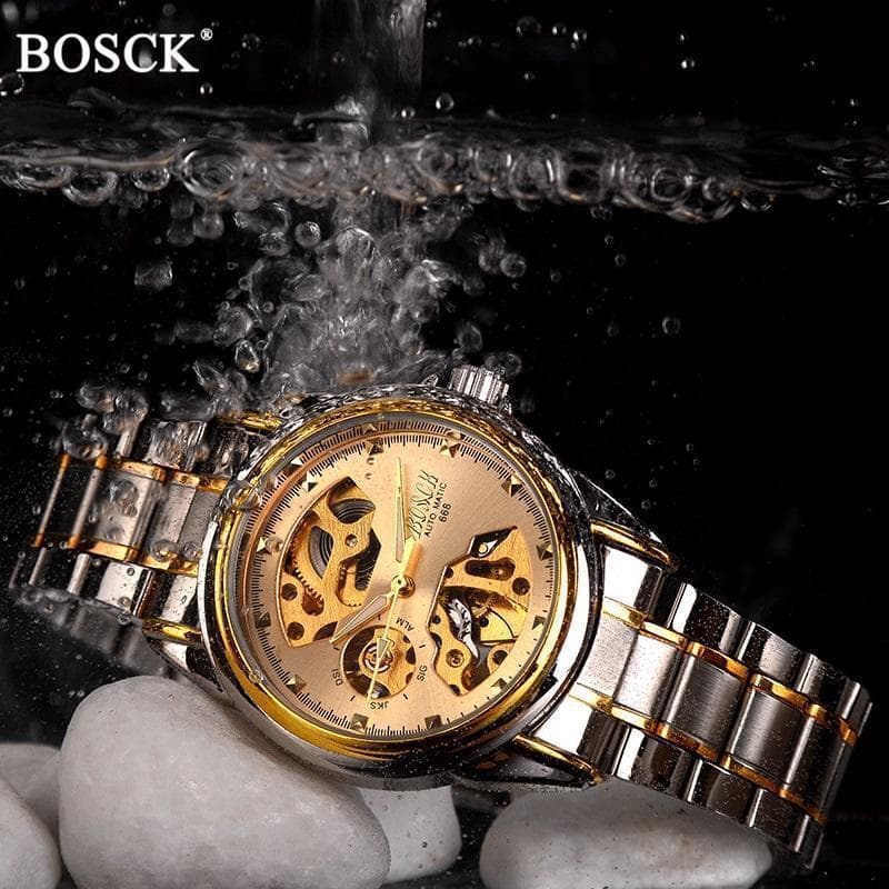 Montre Squelette Homme Bracelet - BOSCK-Passion Steampunk
