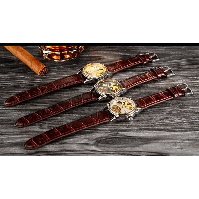 Montre Squelette Homme Bracelet - BOSCK-Passion Steampunk