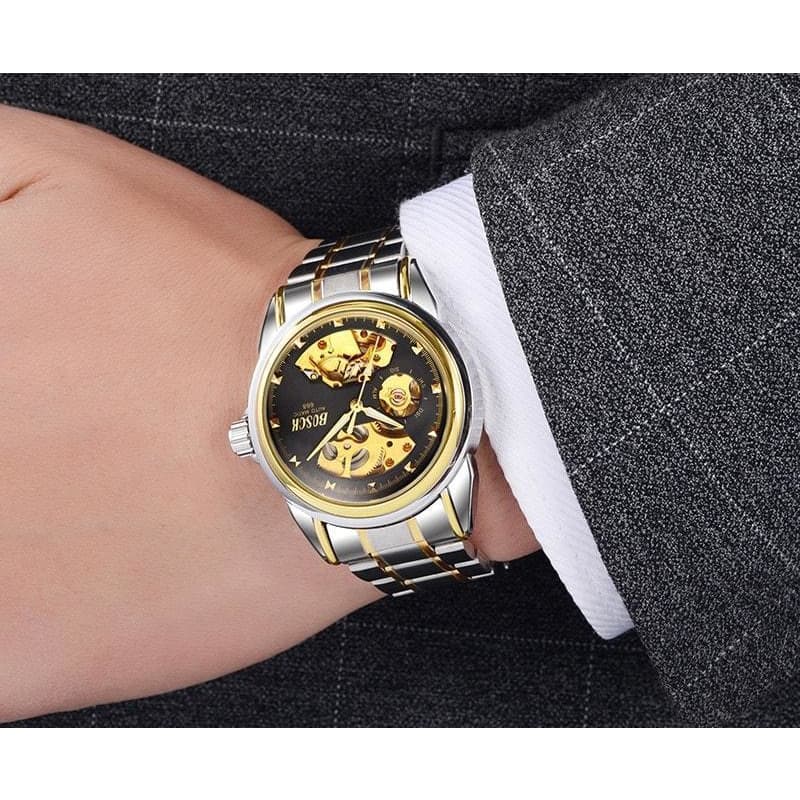 Montre Squelette Homme Bracelet - BOSCK-Passion Steampunk