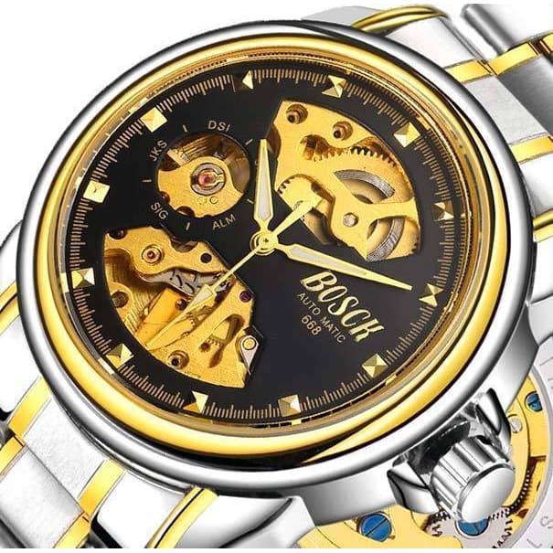 Montre Squelette Homme Bracelet - BOSCK-Passion Steampunk
