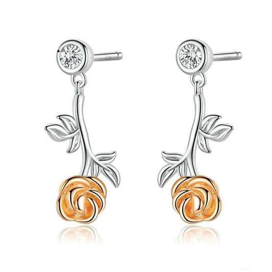 Boucles Steampunk - Rose d' Argent-Passion Steampunk