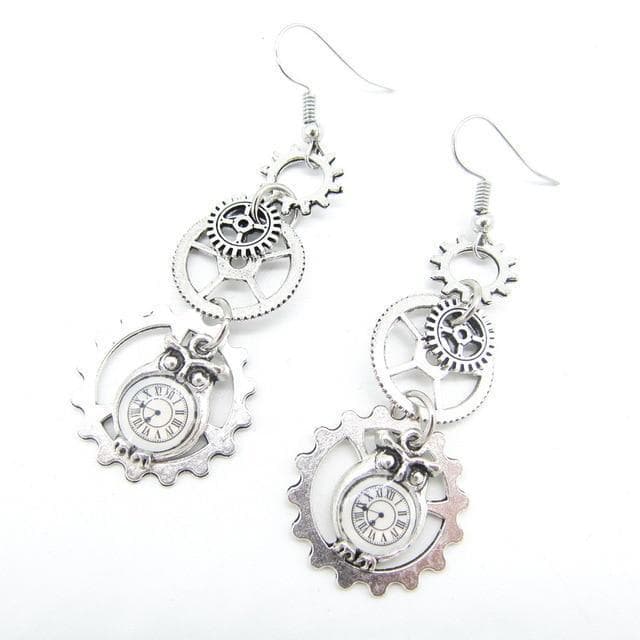 Boucles Steampunk - Hiboux Mécaniques-Passion Steampunk