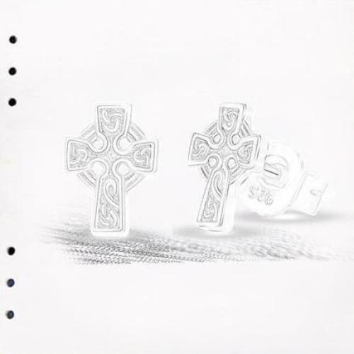 Boucles Steampunk - Croix d' Argent-Passion Steampunk